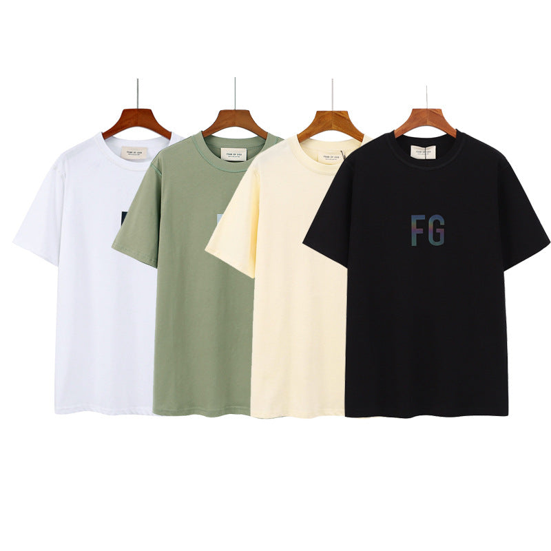 Unisex Essentials Fg Letter Print T-Shirt