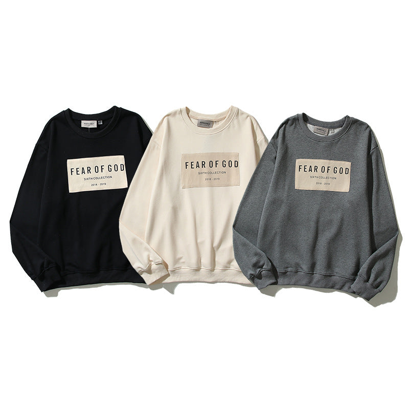 Unisex Letter Print Sweatshirts