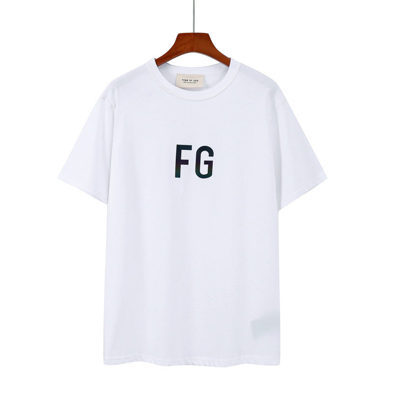 Unisex Essentials Fg Letter Print T-Shirt