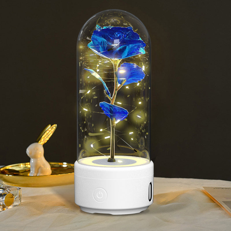 2-in-1 Rose LED Speaker