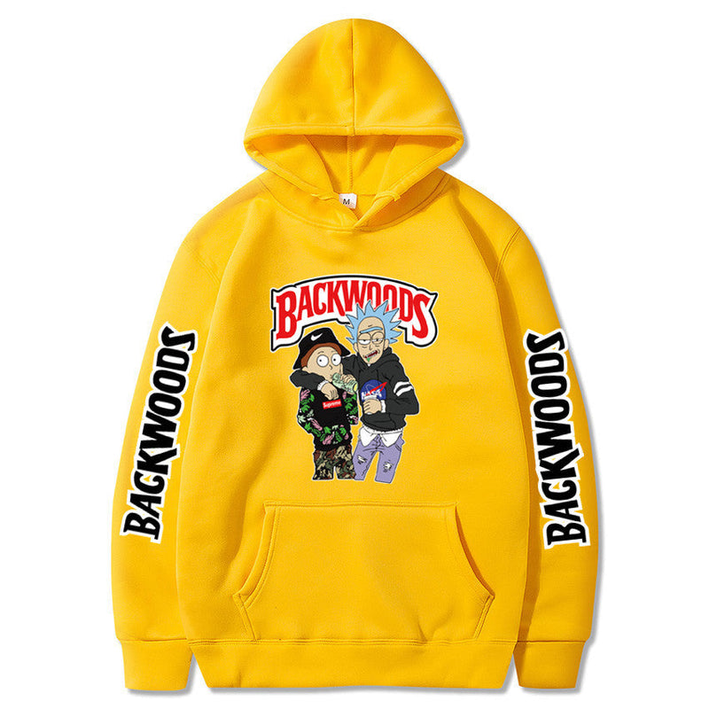 Unisex Backwoods Lettering Hoodie