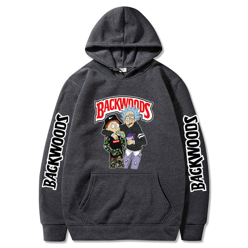 Unisex Backwoods Lettering Hoodie