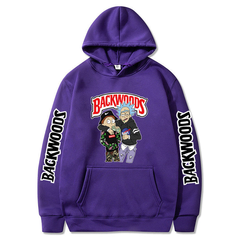 Unisex Backwoods Lettering Hoodie