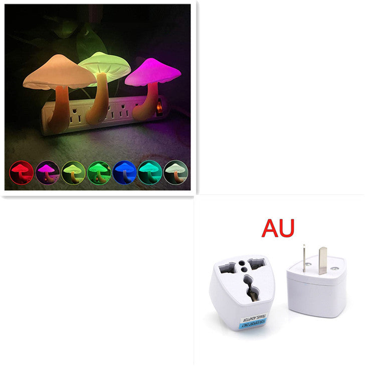 LED Mushroom Wall Socket Lamp