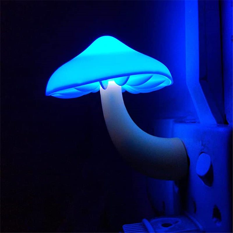 LED Mushroom Wall Socket Lamp