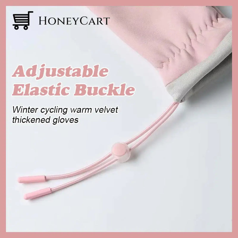 Winter Cycling Warm Velvet Thickened Gloves